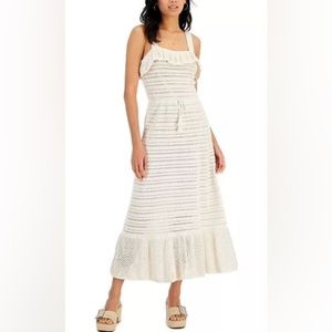 INC INTERNATIONAL CONCEPTS Women's Crochet Dress, Created for Macy's, Like New
